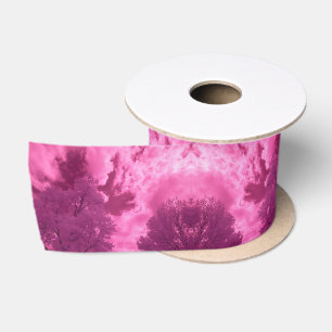 Lazo De Raso Tonos rosados nube infrarroja