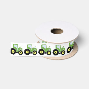 Lazo De Raso Tractor verde del juguete