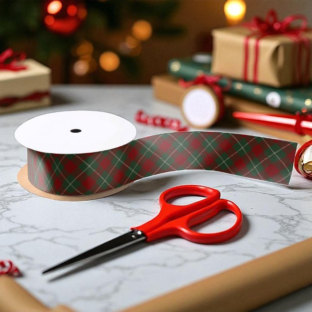 Lazo De Raso Tren Rústico Rojo y Verde (Subido por el creador)