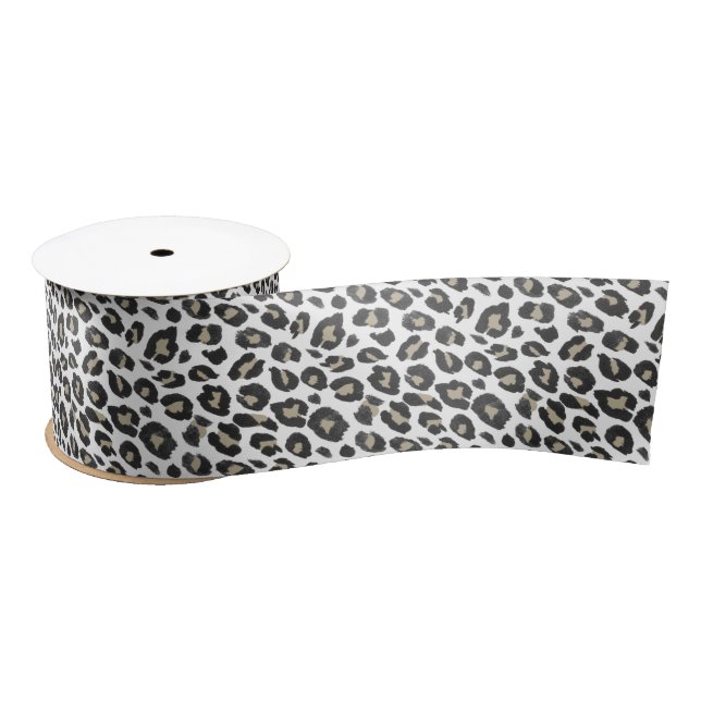 Lazo De Raso Trendy Tan Leopard Print (Carrete)