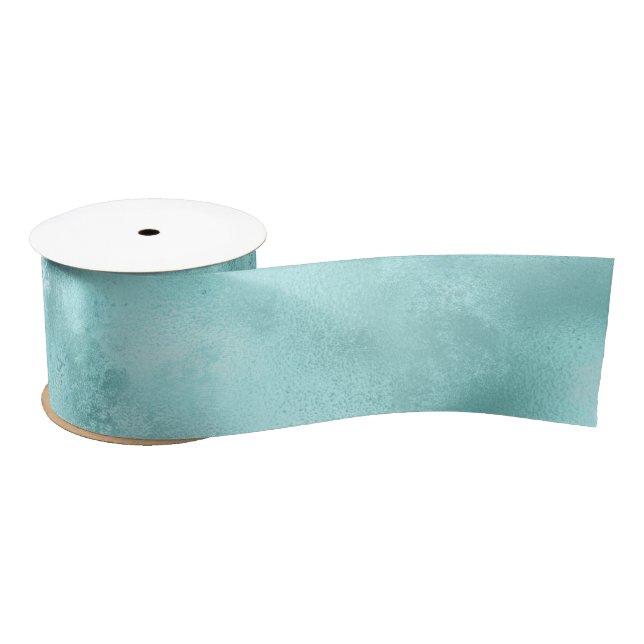 Lazo De Raso Turquoise Aqua Glam   (Carrete)