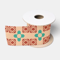 Turquoise Zia Tribal Brown Tan
