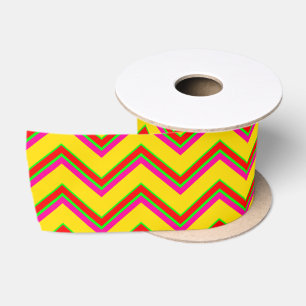 Lazo De Raso Tutti-Frutti Chevron 1-SATIN RIBBON SPOOL