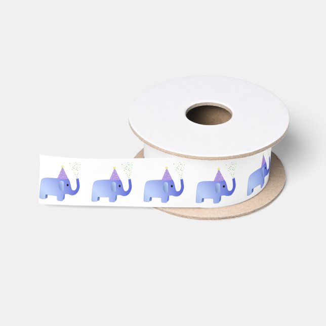 Lazo De Raso Un elefante Fiesta (Carrete)