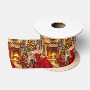 Lazo De Raso Una dulce Navidad vintage
