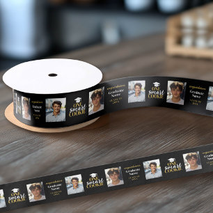 Lazo De Raso Una Galleta Inteligente - Oro Negro - Foto de Grad