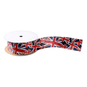 Lazo De Raso Unión Jack Reino Unido Inglaterra Bandera del Rein