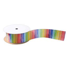 Lazo De Raso Untids rainbow strips