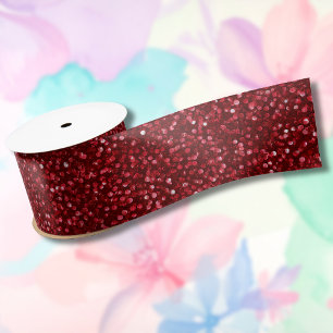 Lazo De Raso Valentín Clásico Brillante Rojo de Moda