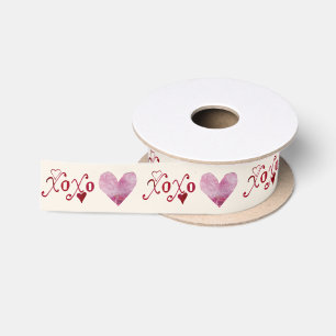 Lazo De Raso Valentine Love XXOO Coquette de inspiración vintag