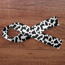 Lazo De Raso Vaquera de estampado de vaca país granja animal