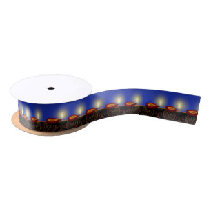 Lazo De Raso Velas Diwali luminosas - Cinta