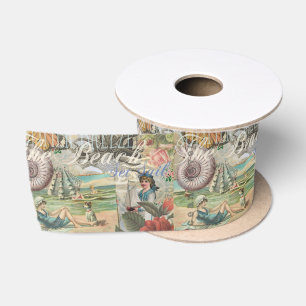 Lazo De Raso verano playa vintage pulpo antigüedades vela