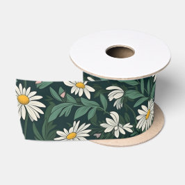 Lazo De Raso Verano White Daisy Meadow