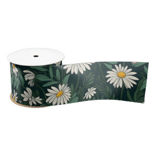 Lazo De Raso Verano White Daisy Meadow