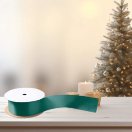 Lazo De Raso Verde azul medio de moda - Cinta satinada