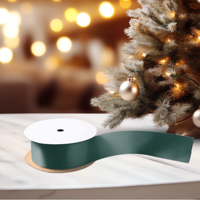 Lazo De Raso Verde azul oscuro de la piel del fuego - Cinta sat (Subido por el creador)