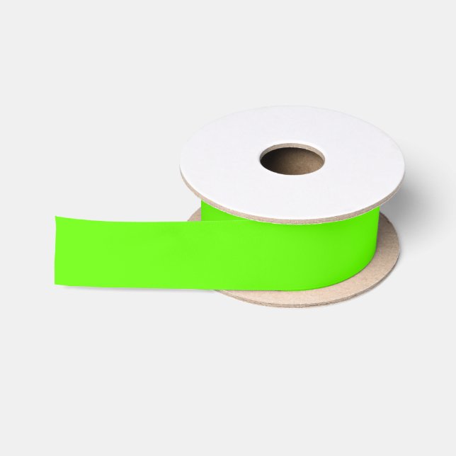 Lazo De Raso Verde claro (color sólido) (Carrete)