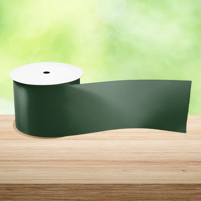 Lazo De Raso Verde Esmeralda Oscuro Color Sólido (Subido por el creador)