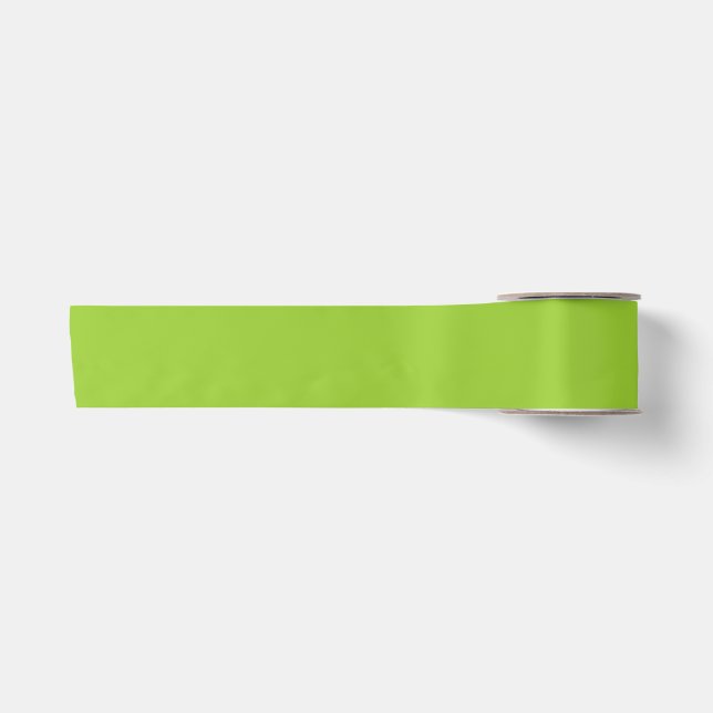 Lazo De Raso Verde Lujuriante (Anverso)