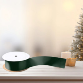 Lazo De Raso Verde muy oscuro - Cinta satinada