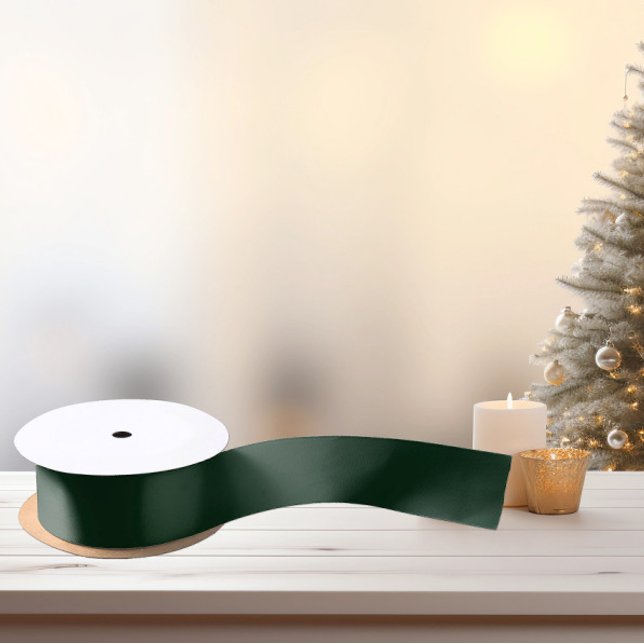 Lazo De Raso Verde muy oscuro - Cinta satinada (Subido por el creador)