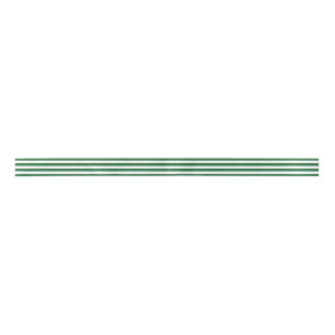 Lazo De Raso Verde y blanco raya la cinta