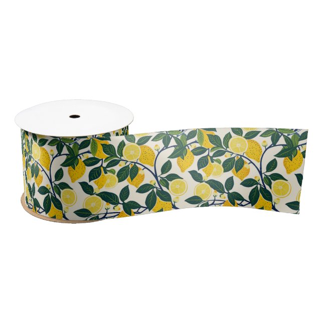 Lazo De Raso Vibrant Lemon Grove (Carrete)