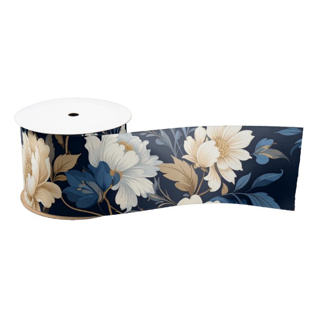 Lazo De Raso Victorian flowers blue Gift Bag (Carrete)