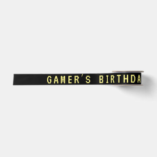 Lazo De Raso Videojuegos de neón de cualquier año cumpleaños ar