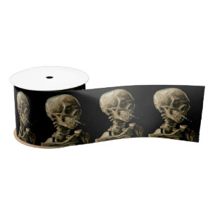Lazo De Raso Vincent van Gogh - Calavera con cigarrillo en llam