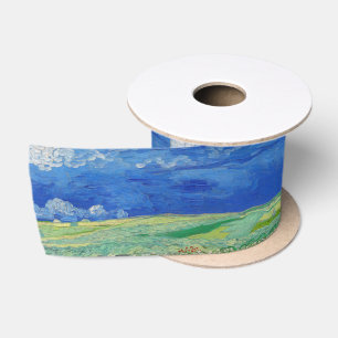 Lazo De Raso Vincent van Gogh - Campos de trigo bajo nubes de t