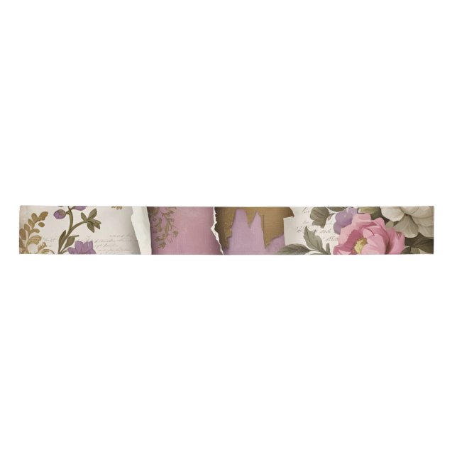 Lazo De Raso Vintage Floral - Ribbon  (Anverso)