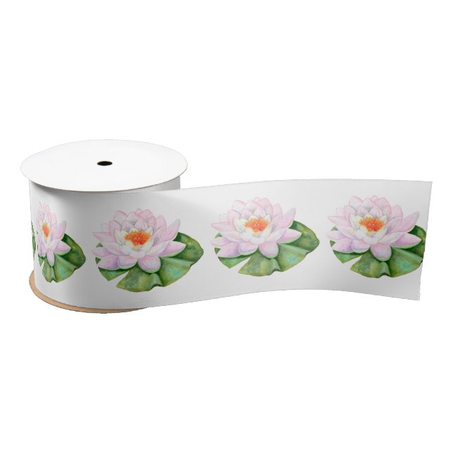 Lazo De Raso Water Lily Satin Ribbon (Carrete)