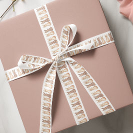 Lazo De Raso Watercolor Bunny Trio Easter