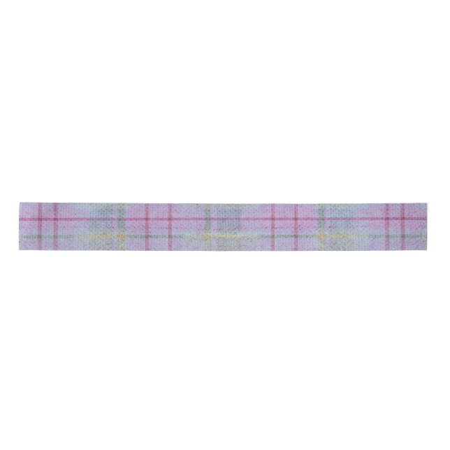 Lazo De Raso  Weathered Lavender Plaid  (Anverso)