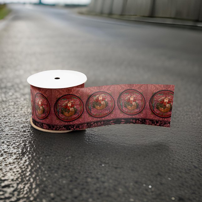 Lazo De Raso William * Morris Santa Claus Burgundy (Subido por el creador)