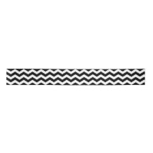 Zigzag Chevron Blanco Y Negro