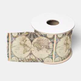 Lazo De Tela Gruesa 1702 un nuevo mapa del mundo