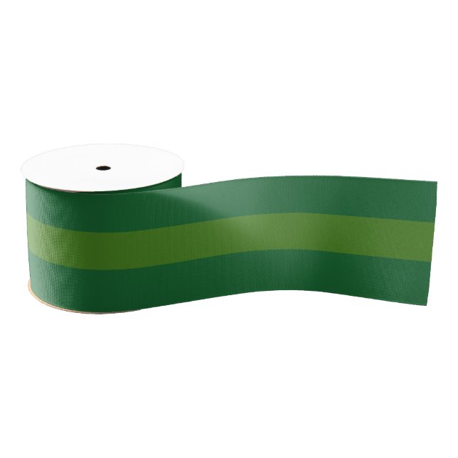 Lazo De Tela Gruesa 2 Yard Green Dos Cinta Tone (Carrete)