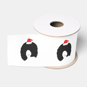 Lazo De Tela Gruesa Afro Hair Santa hat