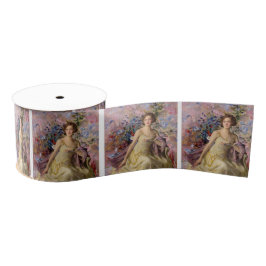 Lazo De Tela Gruesa Ailsa Bruce con Villard Flowers