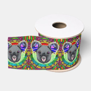Lazo De Tela Gruesa Amantes de los animales australianos artsy koala