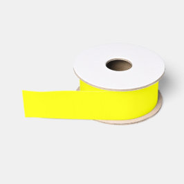 Lazo De Tela Gruesa Amarillo Personalizable