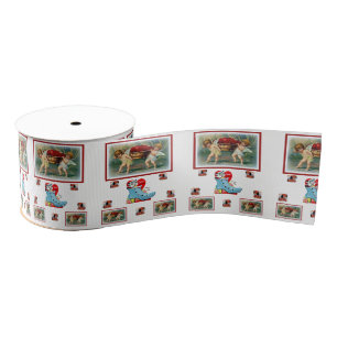 Lazo De Tela Gruesa amor por las tarjetas de San Valentín decorativas
