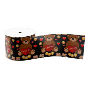 Lazo De Tela Gruesa amor por las tarjetas de San Valentín decorativas