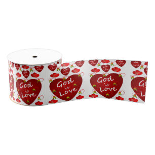 Lazo De Tela Gruesa amor por las tarjetas de San Valentín decorativas