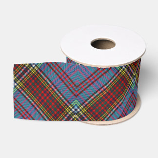 Lazo De Tela Gruesa Anderson Clan Tartan (Diagonal Ribbon)
