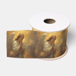 Lazo De Tela Gruesa Ángel orante - Ocasiones religiosas dorado