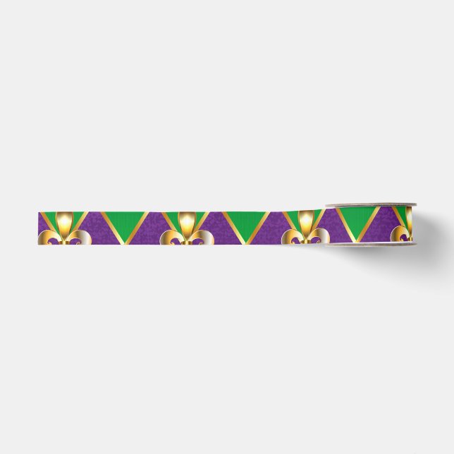 Lazo De Tela Gruesa Antecedentes de joyas Mardi Gras (Anverso)
